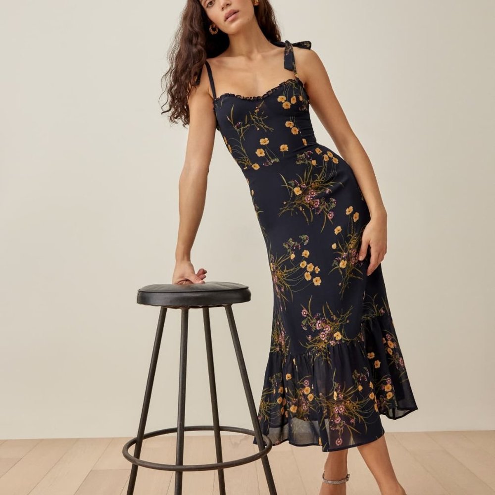 Reformation Nikita Dress in Mademoiselle